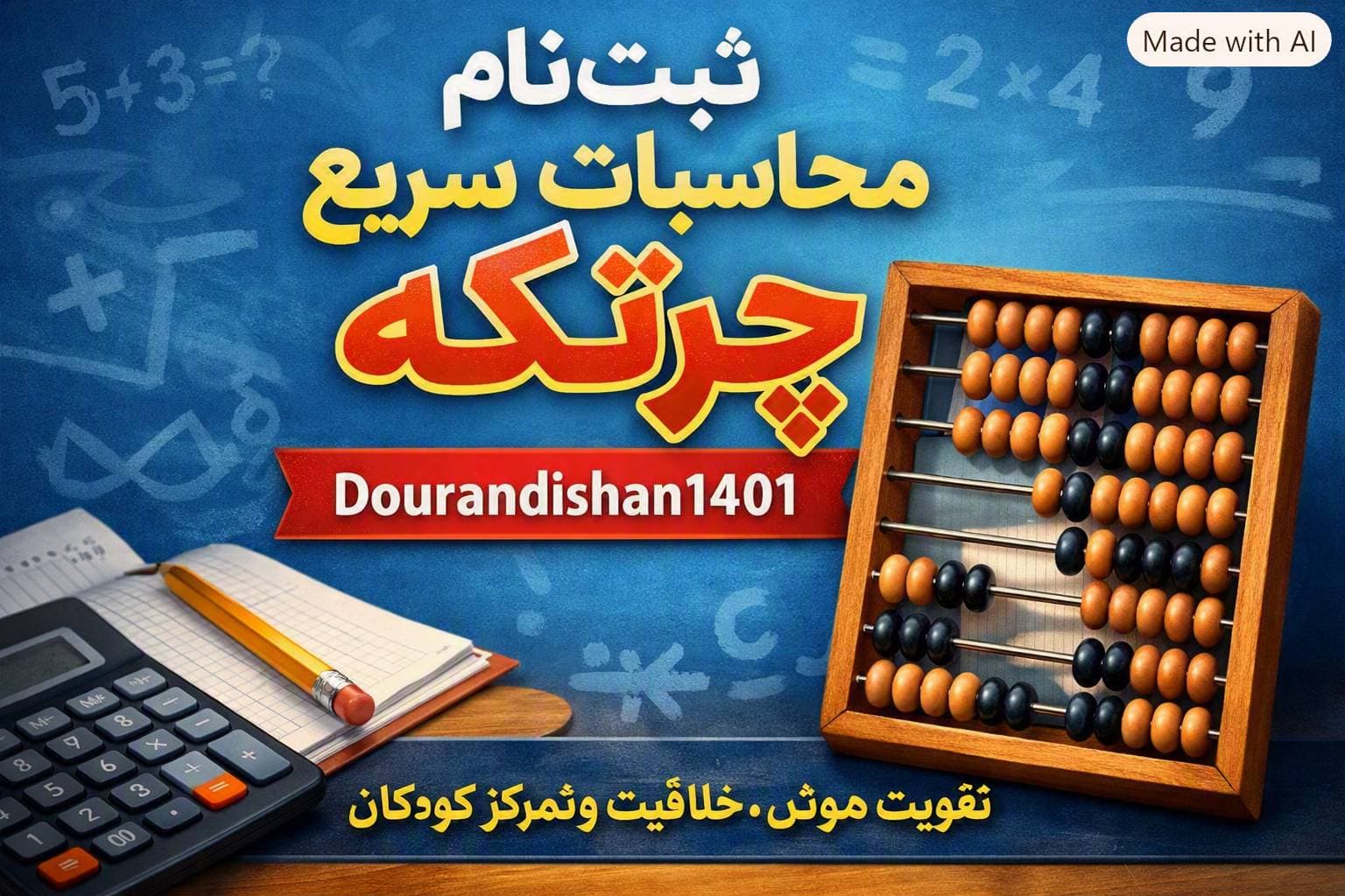دوره محاسبات سریع با چرتکه